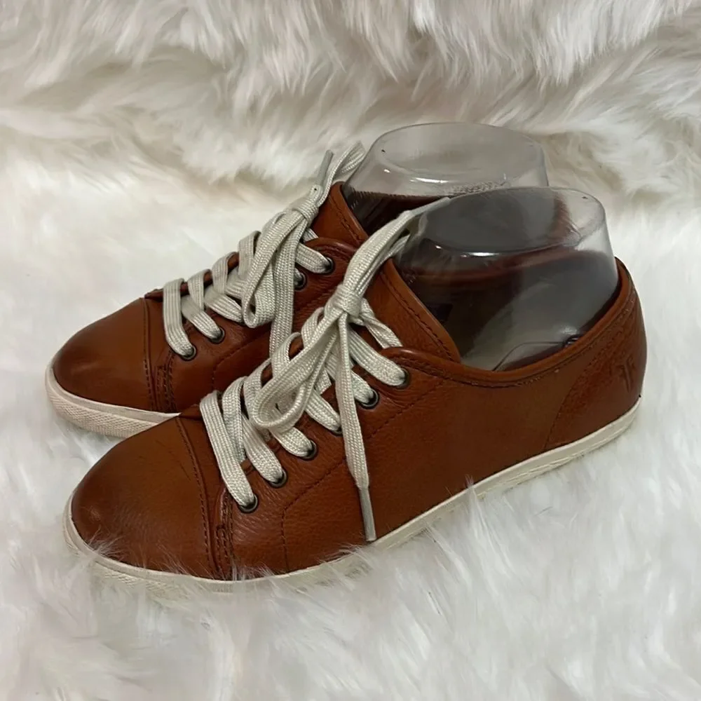‎Frye Leather Low Top Sneakers A3